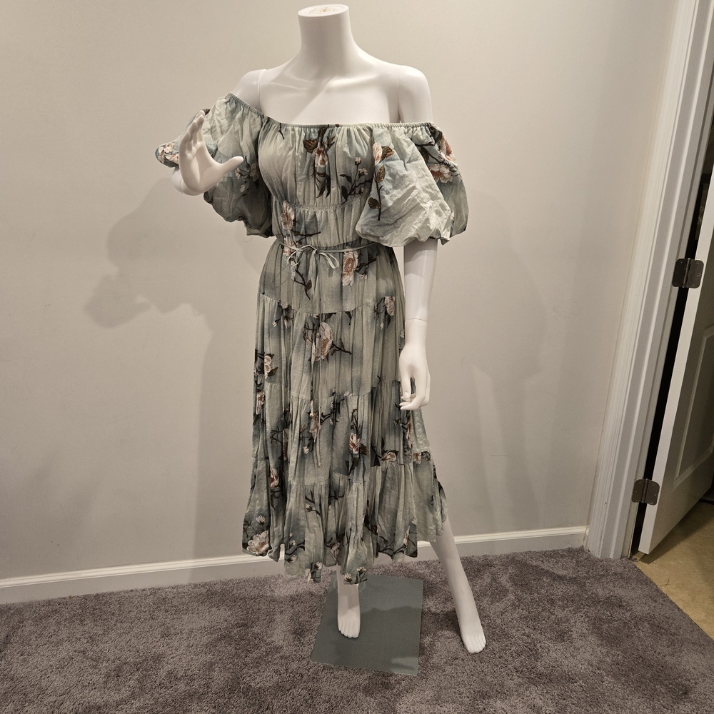 Floral Off-Shoulder Dress